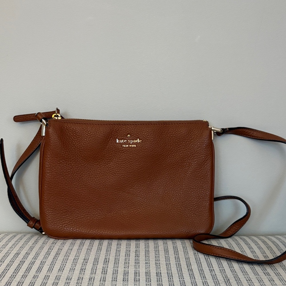 Kate Spade Chestnut Leather Shoulder Bag